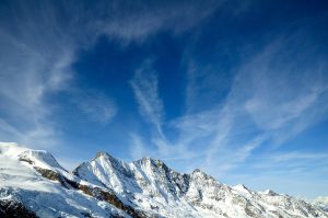 alps, saas-fee, alphubel, mountain, täschhorn, dom, lenzspitze, nature, switzerland, sunny, snow, winter, landscape, blue sky, sky, blue, clouds